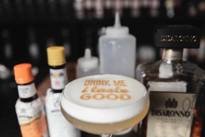 Overraskelser - Cocktail med print - Cocktails med print - Cocktail bar til leje - Lej en Cocktail Bar - Lej Mobil bar